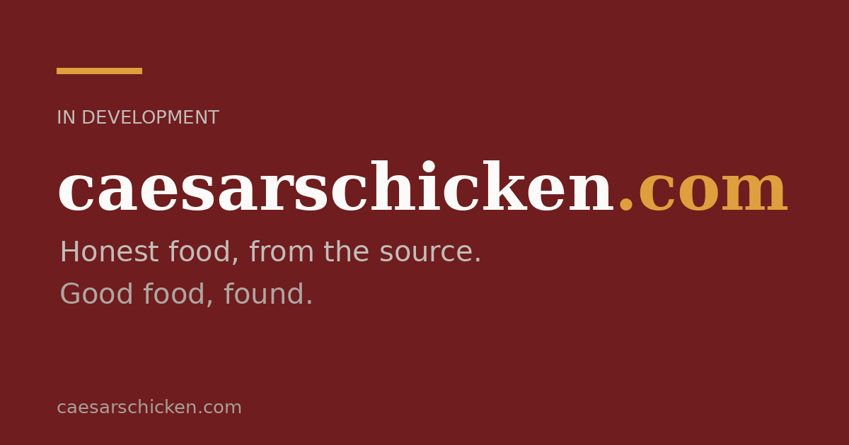 Link preview image for caesarschicken.com